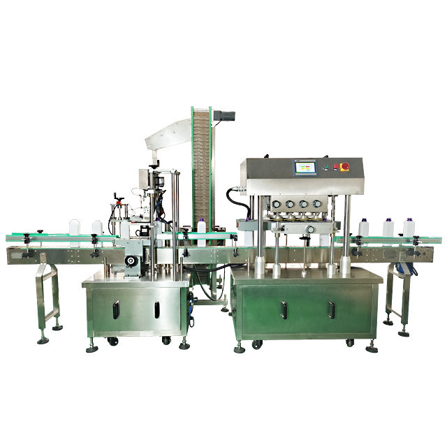 High Speed Plastic Bottle Sealing Machine Lineaire dekselmachine voor ronde schroefdeksels
