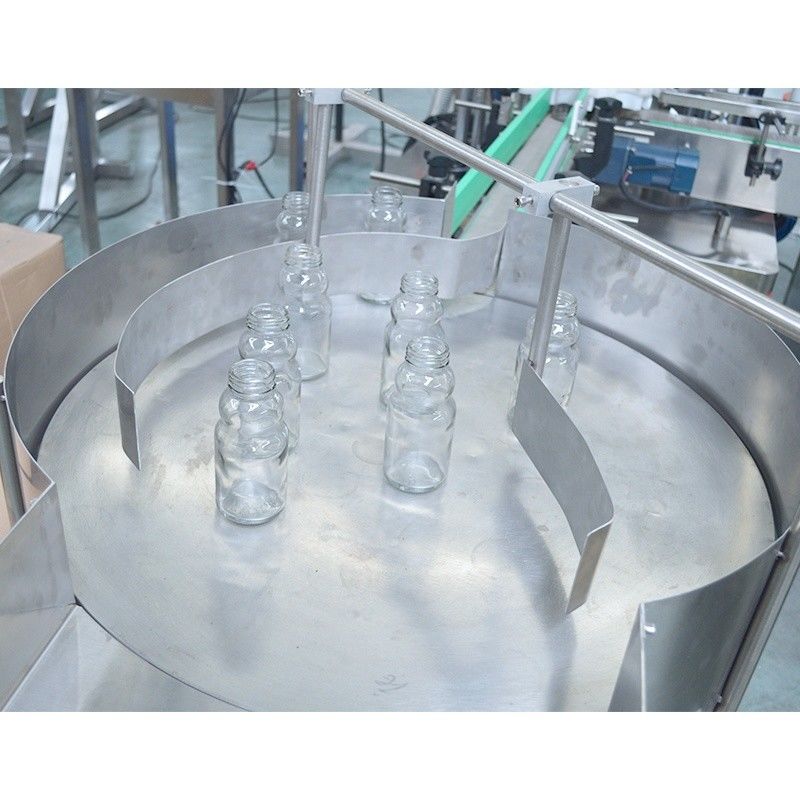 Flexible Manufacturing High Speed Bottle Turntable Feeder met motor kerncomponenten