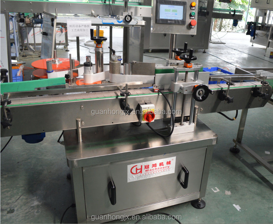 s Wijnfles Soja saus Ronde fles etikettering machine met 280mm Label Buiten Diameter