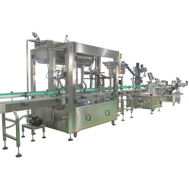 Automatische 4 koppen vloeibare olijfolie vulmachine voor zonnebloemolie Guanhong Company