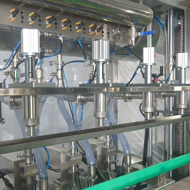 Automatische 4 koppen vloeibare olijfolie vulmachine voor zonnebloemolie Guanhong Company