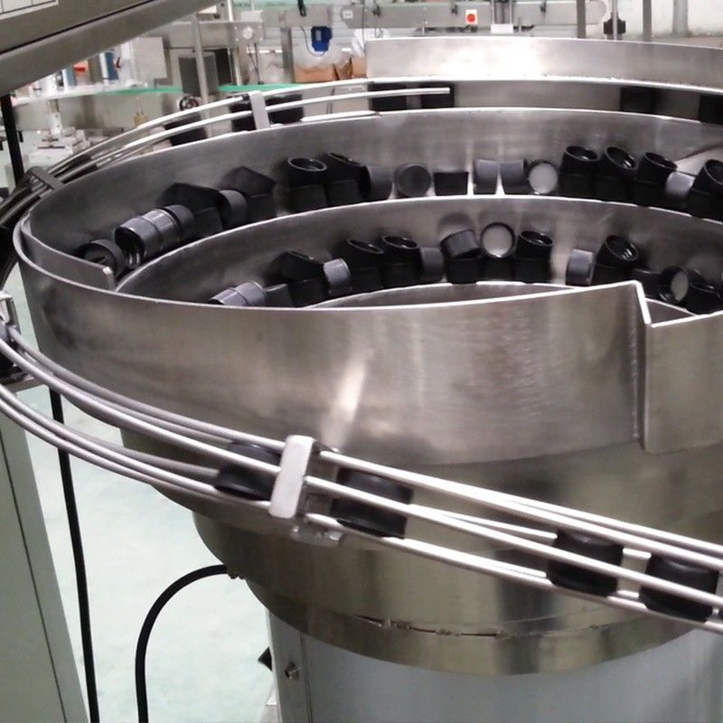 Plastic fles/buis dop voedingssorter met detailhandel plastic deksels sorteren vibrator