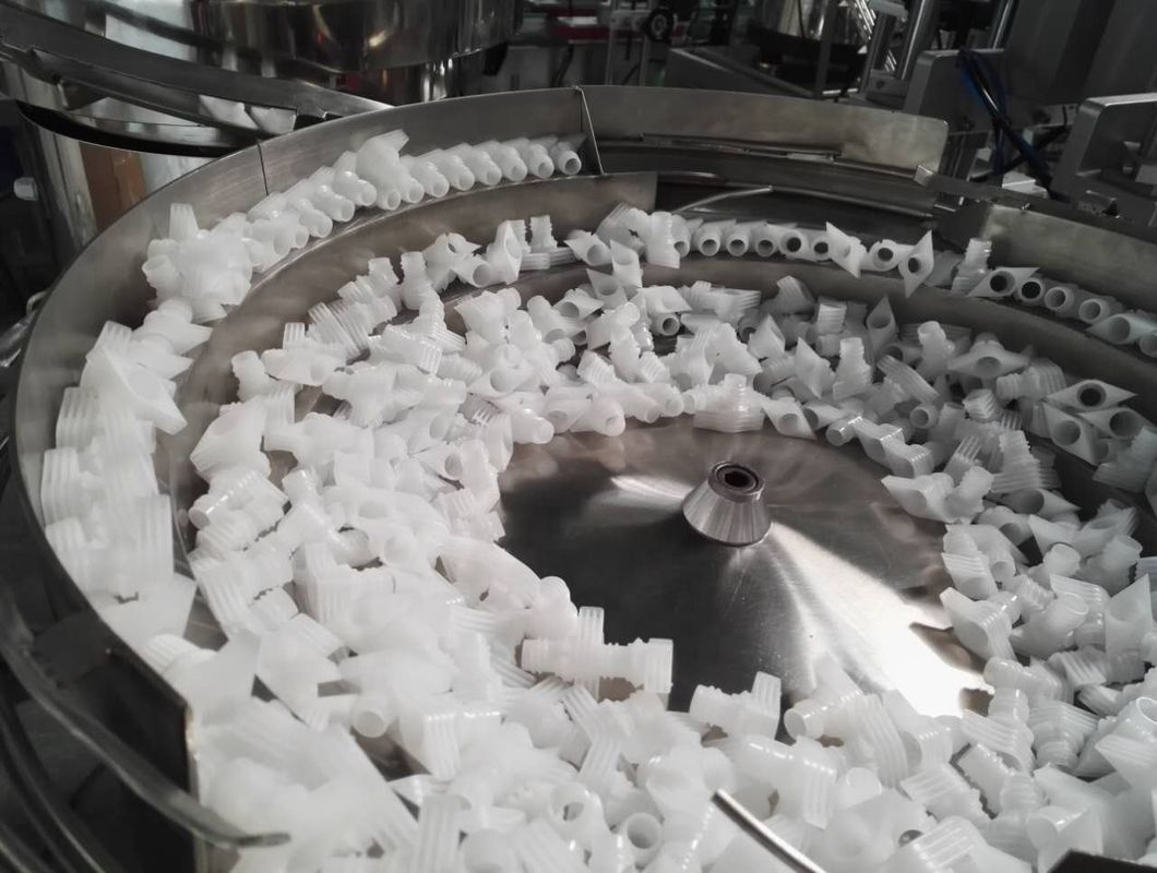 Plastic Lid Sorter Machine met een capaciteit van 150 kg en een constructie van roestvrij staal 304