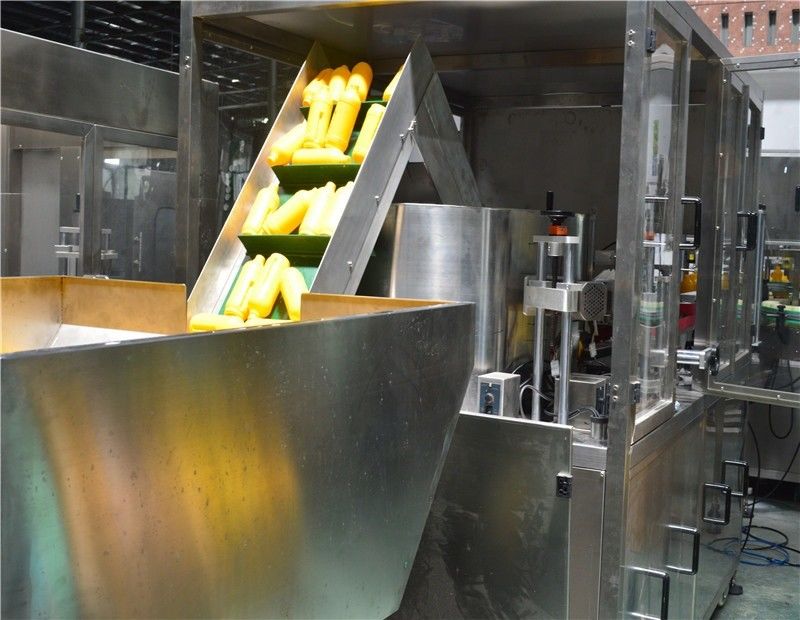Chemische flessorter Automatisch draaitafelvoersysteem voor flexibele productie