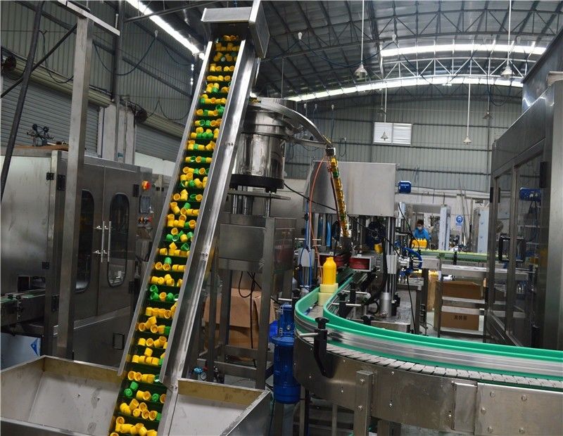 Chemische flessorter Automatisch draaitafelvoersysteem voor flexibele productie