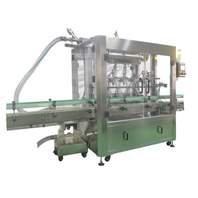 10L plastic flesseelmachine voor 750 emmers per uur 5 mondstuk vullen en etiketteren