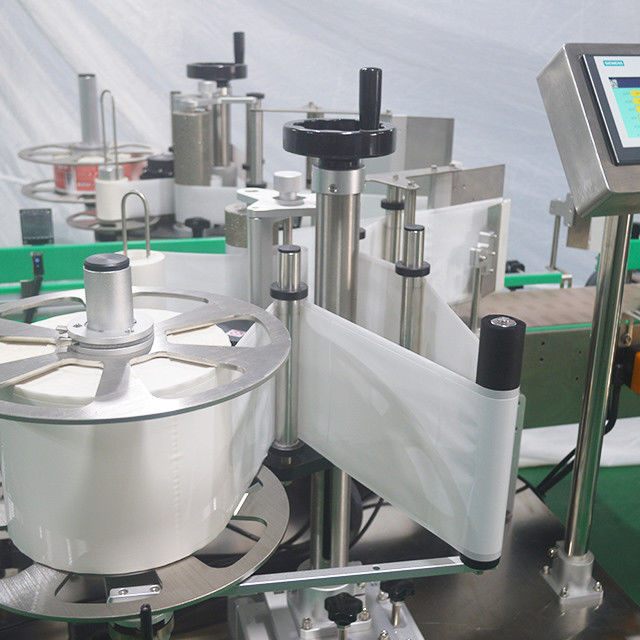 10L plastic flesseelmachine voor 750 emmers per uur 5 mondstuk vullen en etiketteren