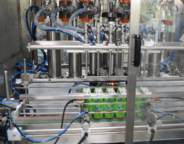 20-500 ml productielijn voor shampoos met automatische vulkappen