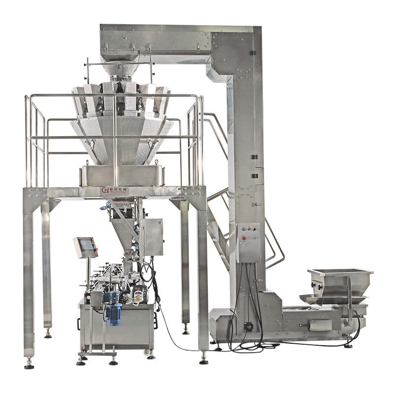 Gemakkelijk tot 800 kg Multi-Head Weighing Machine voor het vullen van granen en noten 220/380V 50-60HZ