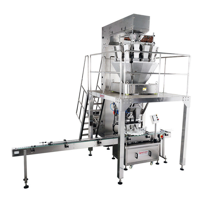 Gemakkelijk tot 800 kg Multi-Head Weighing Machine voor het vullen van granen en noten 220/380V 50-60HZ