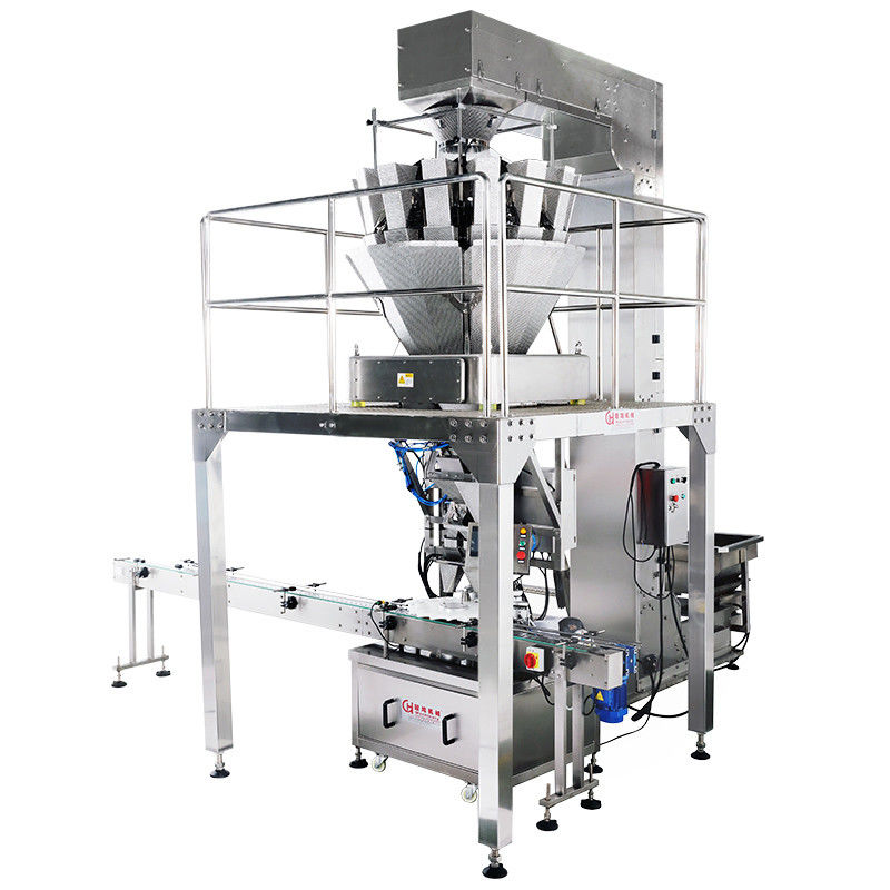 Gemakkelijk tot 800 kg Multi-Head Weighing Machine voor het vullen van granen en noten 220/380V 50-60HZ