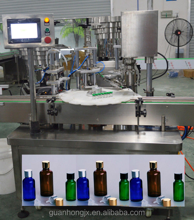 220V/380V 50HZ Spanningssnelheid Volledige automatische glazen ampul flessen vulkappen machine