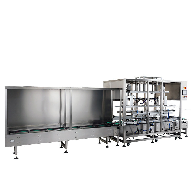 Hoog vermogen 5-kop gewicht vulmachine met vulcapaciteit van 10-50 kg/vat