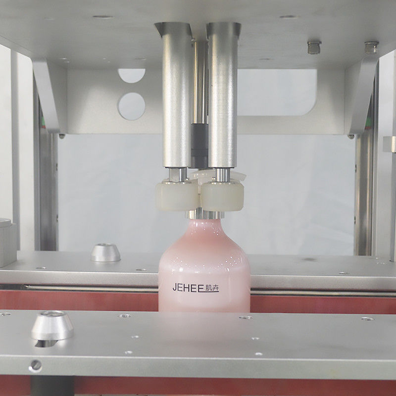 320 KG High Automation Rotary Bottle Screw Capping Machine voor metaalverpakkingsmateriaal