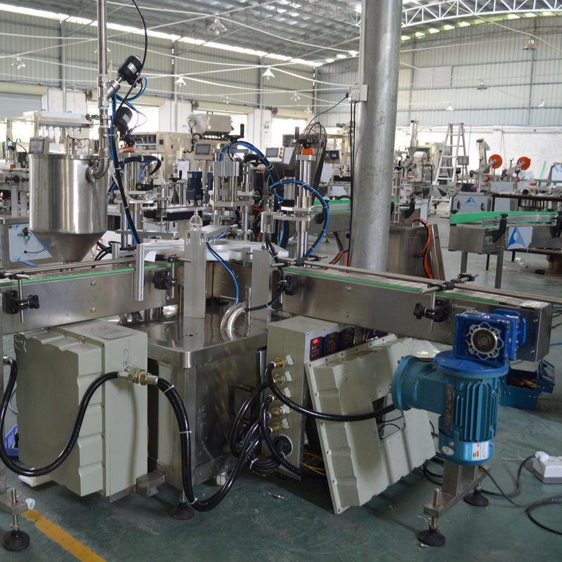 Geavanceerde Automatische Deodorant Perfume Filling Machine Productie Lijn voor 20 ml flessen