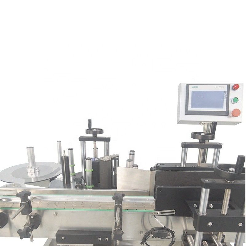 2100*1200*1450mm Flesfles Verticale etikettermachine voor ronde plastic flessen