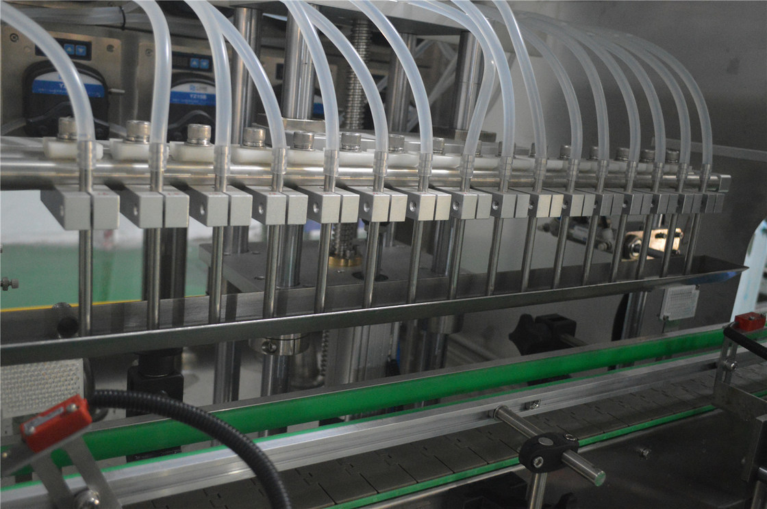 16 koppen huidverzorgingsfles Peristaltische pomp vulmachine Productielijn voor de productie