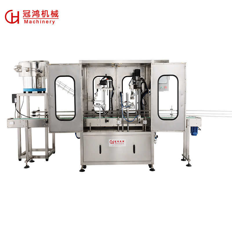 2000*1400*2380mm Automatische hoge snelheid plastic flessen schroef dop machine voor het dopen