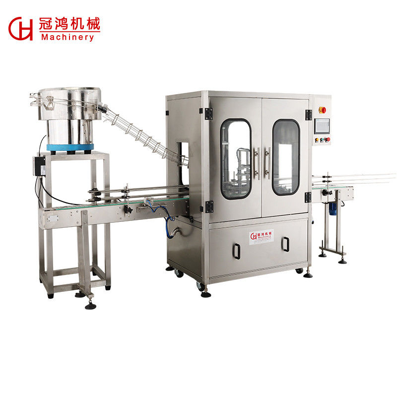 2000*1400*2380mm Automatische hoge snelheid plastic flessen schroef dop machine voor het dopen