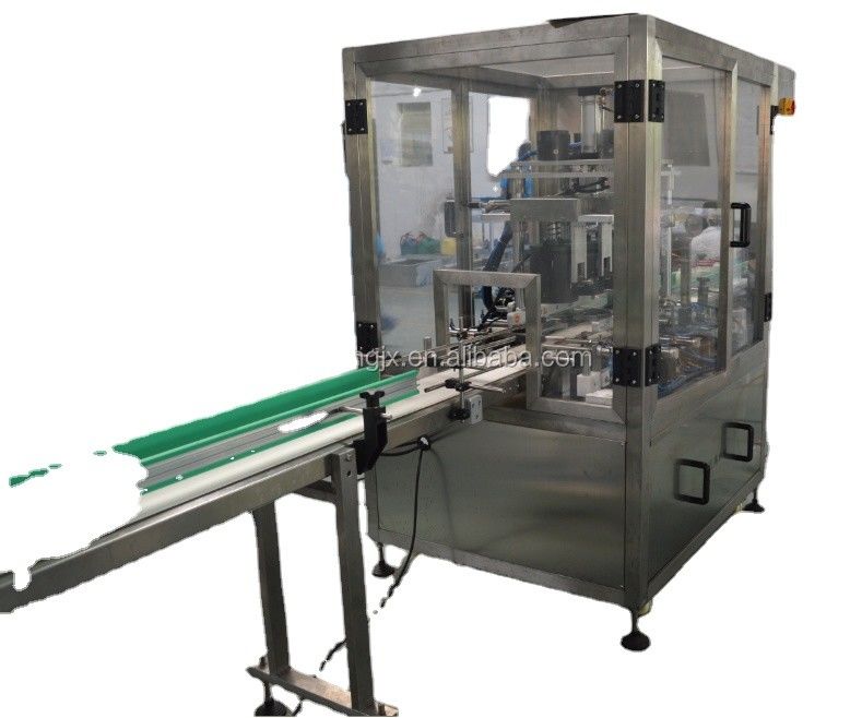 Plastic verpakkingsmachine met hoge snelheid automatische vacuümkap voor 6 koppen glazen potten