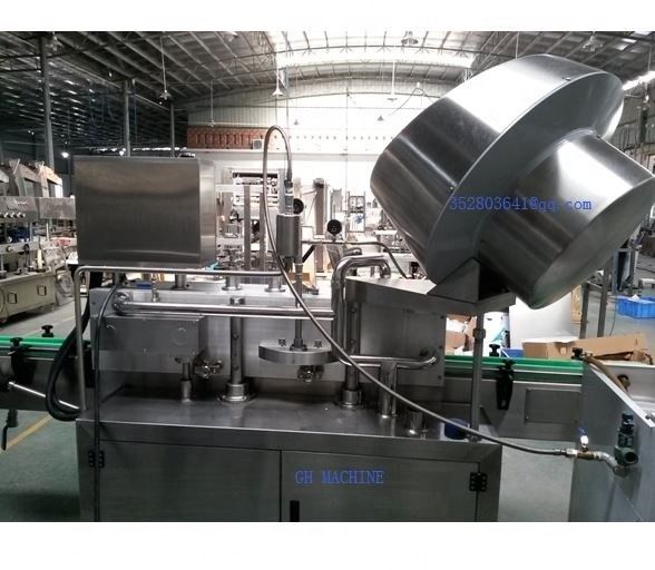 Hoogwaardige glasflessen stoomvacuümverzegelingsmachine voor cubilose/voedsel/honing bij hoge snelheid