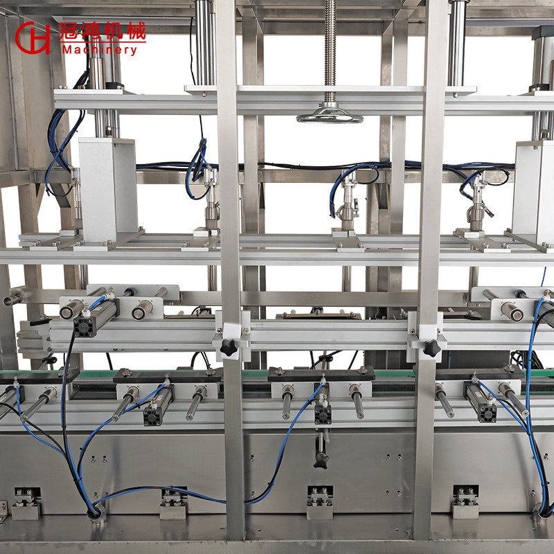 Press Plug Connection 5-Head High Speed Automatic 20L verfvulmachine voor flessen