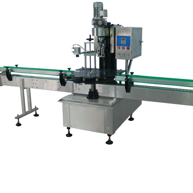 Automatische vierkoppenvulmachine voor het opschrijven van glazen flessen wijn/drank