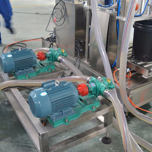 Semi-automatische 5-50 liter verf coating bouwmateriaal siroop trommel emmer vat weegend vul zegelmachine