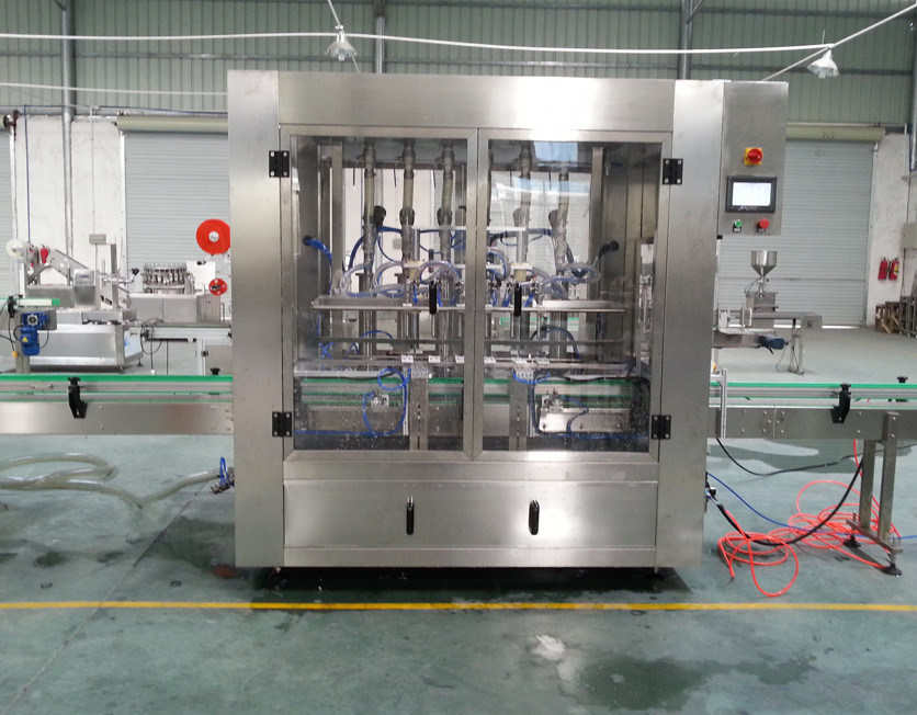 Automatische servo-kolfvulmachine met directe toevoer voor plastic flessen/potten