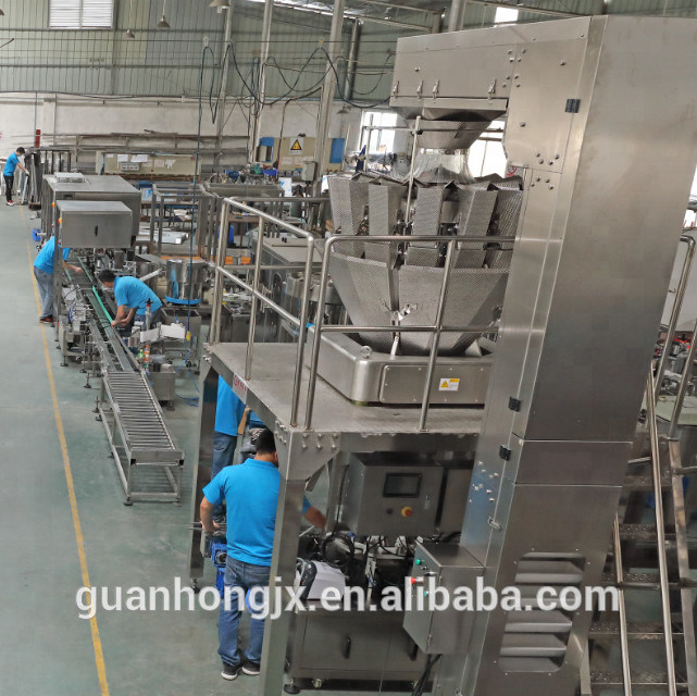 Hoge snelheidsvulmachine met meerdere koppen voor lijm en cement in kartonnen verpakkingen