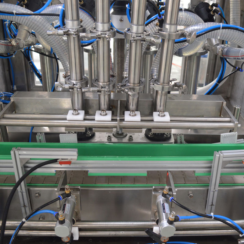 Automatische 4-kop warme zuigervulmachine voor haargel/wasprogramma-controlevulmachine