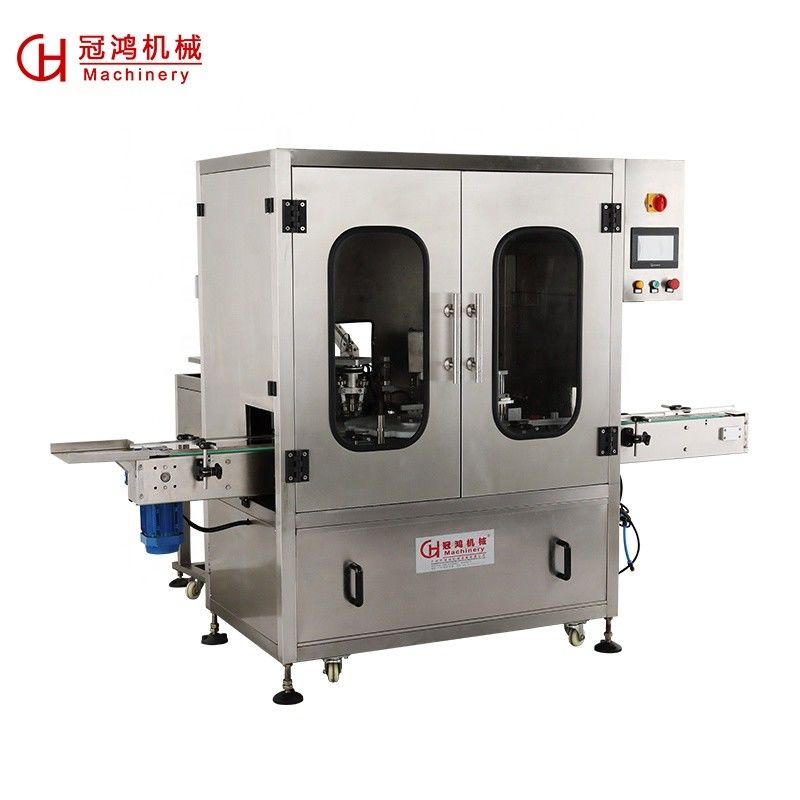 2000*1800*2300mm Automatische flessenvul- en dopmachine voor essentiële olie/poeder