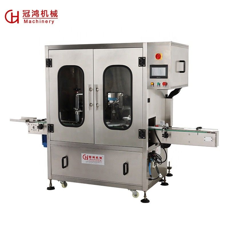 2000*1800*2300mm Automatische flessenvul- en dopmachine voor essentiële olie/poeder