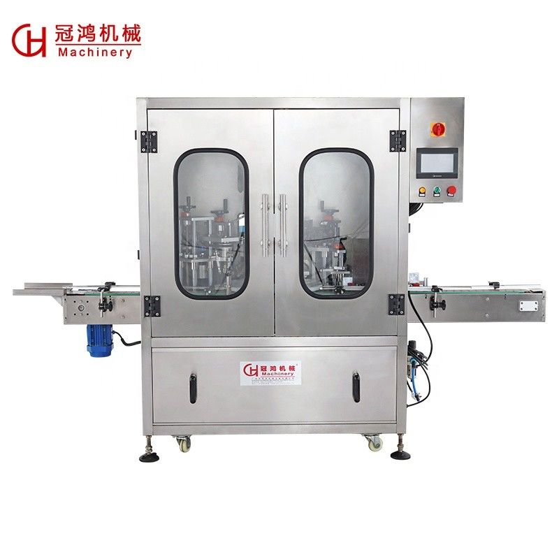 2000*1800*2300mm Automatische flessenvul- en dopmachine voor essentiële olie/poeder