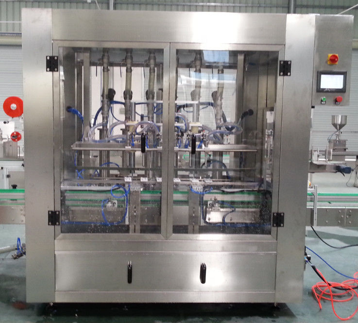 Automatische vulmachine met servopiston voor vloeistof/pasta/wasmiddel/shampoo