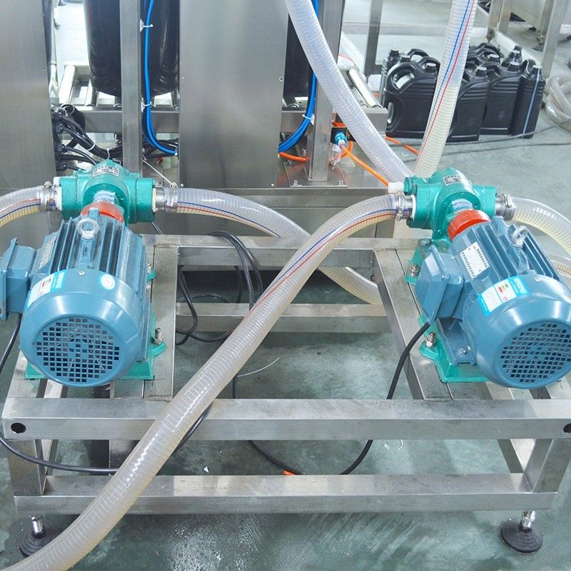 2 koppen semi-automatische weegmachine voor vloeistof/olie/smeermiddel/chemische stoffen 5-50L