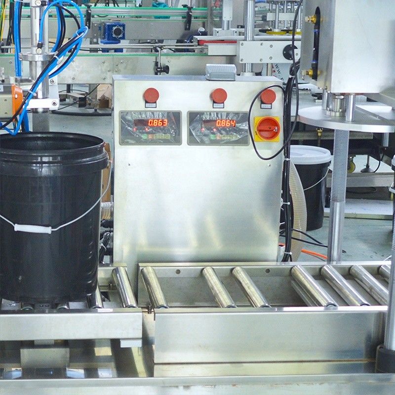 2 koppen semi-automatische weegmachine voor vloeistof/olie/smeermiddel/chemische stoffen 5-50L