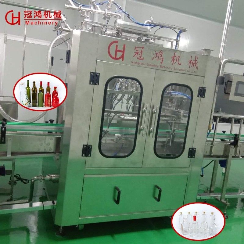 Spanning AC220V 50/60HZ Wijnvulmachine Lijn voor Mini Olijfolie Flessen Machine
